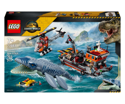 Klocki LEGO® LEGO JURASSIC WORLD 77983 Atak mozazaura na łódź